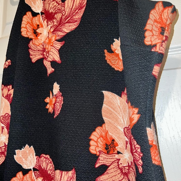 HM Floral Racerback Bodycon Midi Dress - Picture 3 of 3